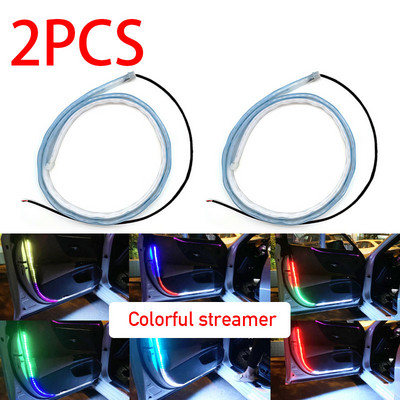 Lumină LED pentru ușa mașinii, stil de mașină, stroboscop, avertisment streamer, lămpi de avertizare pentru ușă auto, impermeabilă, accesoriu universal pentru lampă.