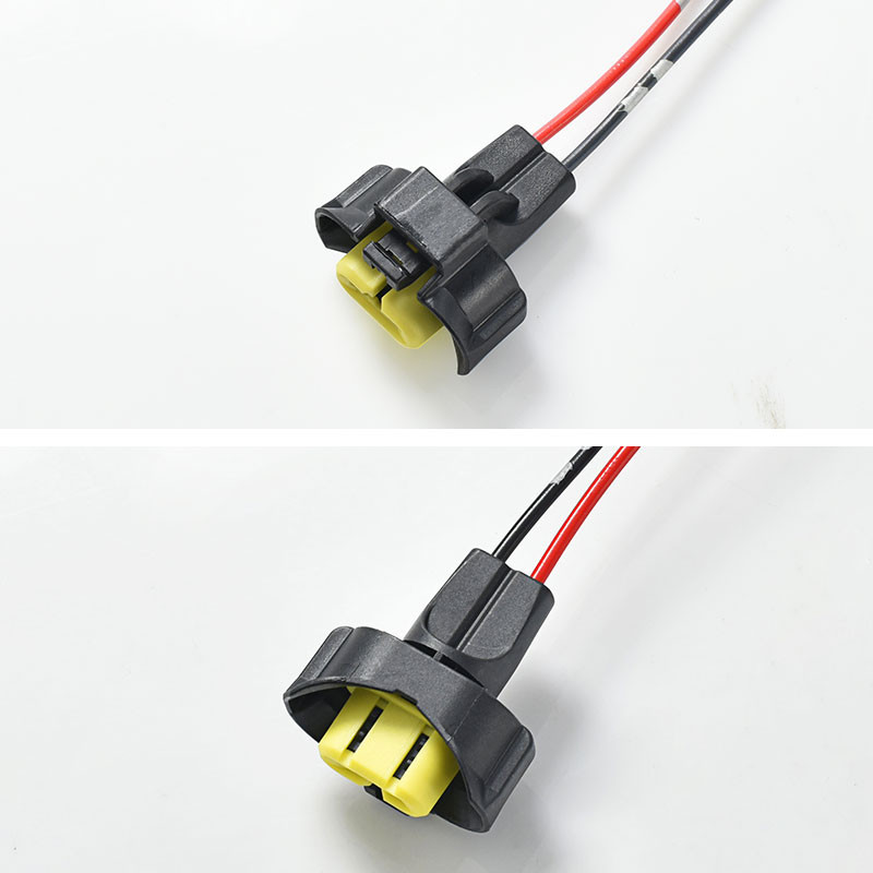 Conector H8 pentru mașină cu 2 pini, mufa pentru bec de ceață pentru Nissan Teana Qashqai Tiida, rezistentă la apă