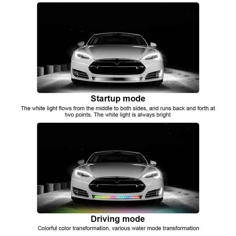 24V 12V RGB gaismas Automašīnu LED sloksnes Režģis Dekoratīvi mirgojoši aizmugurējie lukturi pagrieziena signāla lukturis DRL gaismas kravas automašīna 4 WD auto piederumi