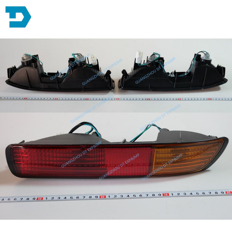 1 брой лампа за задна броня за Pajero V73 задни фарове за мъгла за стопове Montero 2000-2003 Mr508783 MR508783 с крушки и кабел