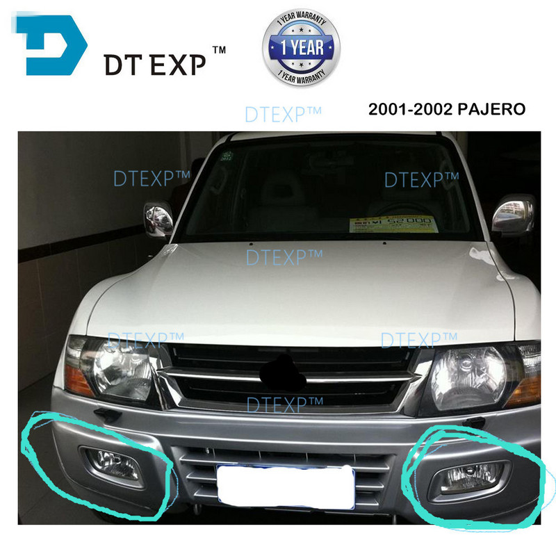 1 брой лампа за задна броня за Pajero V73 задни фарове за мъгла за стопове Montero 2000-2003 Mr508783 MR508783 с крушки и кабел