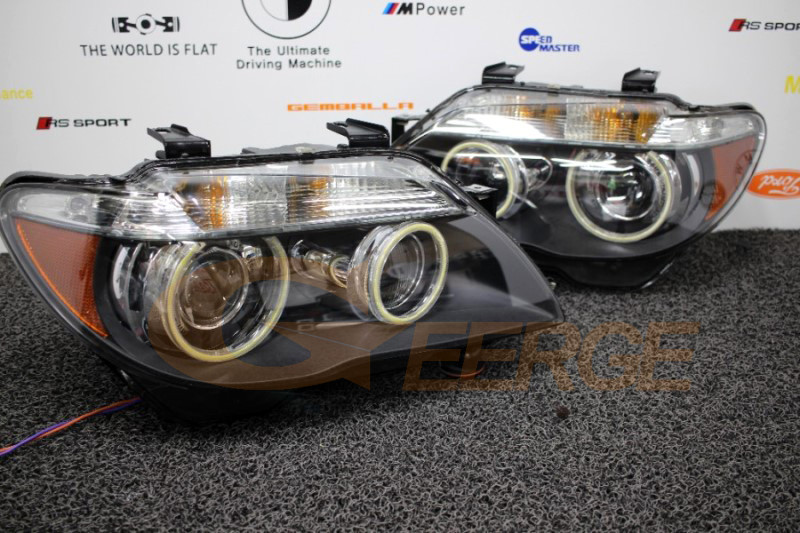 Za BMW E66 E65 Facelift 730d 730i 735i 740i 745i 750I 760i 750Li 760Li Ultra Bright COB Led Angel Eyes Kit Halo Rings Day Light