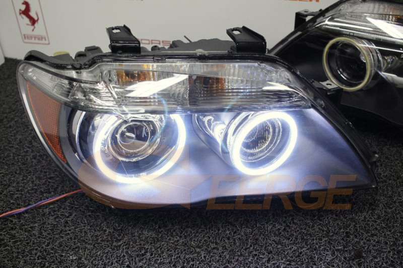 Za BMW E66 E65 Facelift 730d 730i 735i 740i 745i 750I 760i 750Li 760Li Ultra Bright COB Led Angel Eyes Kit Halo Rings Day Light