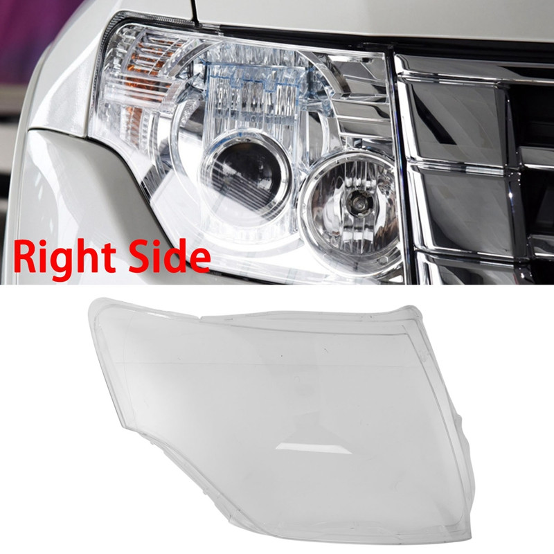 за 2007-2020 Mitsubishi Pajero V87 V93 Капак на фаровете на автомобила, фарове, лампа, прозрачен абажур, обектив, стъкло