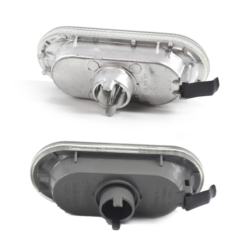 2 бр. Корпус за странични габаритни светлини, резервен аксесоар, овална външна предупредителна габаритна лампа, рамка 1J0949117 за Bora Golf 4 MK4 98