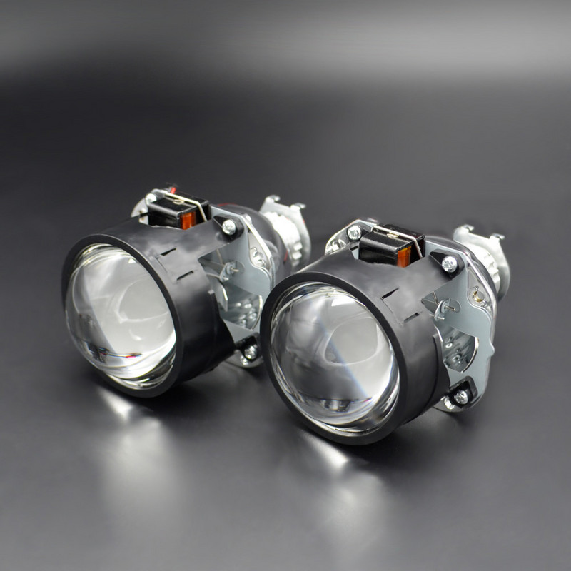2.5 Bi Xenon Lens RGB APP Bluetooth Projector Angel Eyes H1 HID LED Bec H4 H7 Faruri Faruri Accesorii Tuning