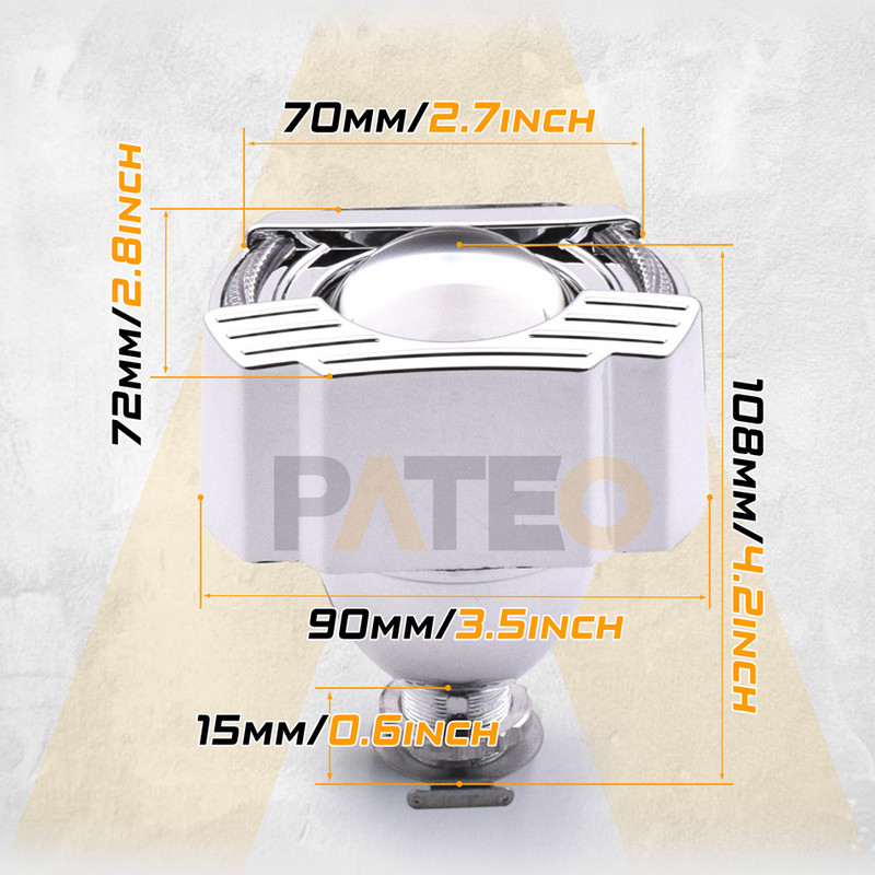 Auto motocikl HID Bi-xenon leće za prednja svjetla H1 H4 H7 projektor 2 inča Mini LED optički Angel Eye Halo prstenovi DRL komplet za naknadnu ugradnju