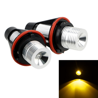 2 τμχ Λαμπτήρες LED Angel Eyes Marker Light για BMW E39 E53 E60 E61 E63 E64 E65 E66 E87 525i 530i xi 545i M5 Λάμπες αυτοκινήτου χωρίς σφάλματα