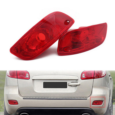 Φώτα ανακλαστήρα πίσω προφυλακτήρα αυτοκινήτου για Hyundai Santa Fe (CM) 2007 2008 2009 Pre-facelift Κόκκινος φακός πίσω προβολέα ομίχλης