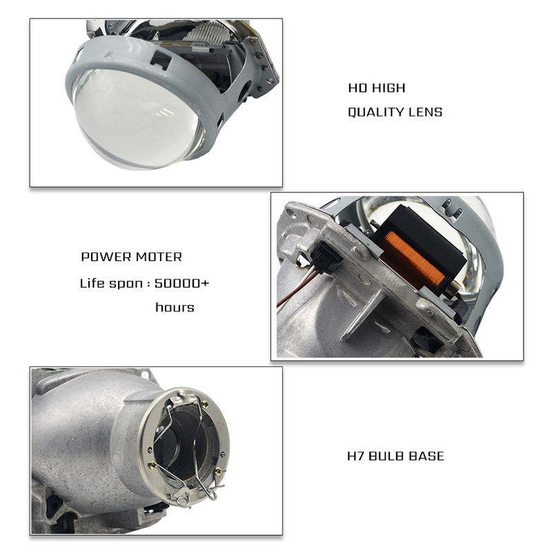 3,0 ιντσών HELLA G5 3R Bi Xenon Φακός Προβολέα Χρήση H7 D2S D2H Λαμπτήρες Xenon H7 Λαμπτήρες LED Devil Eyes For Headlight Αντικατάσταση εκ των υστέρων