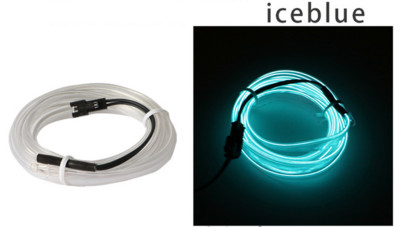OKEEN 5M EL Wire Neon Iluminare interioară a mașinii Bandă Led Auto Atmosferă Lumină ambientală Lumină flexibilă Tub de frânghie Lampă decorativă