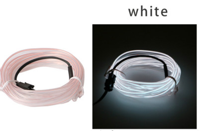 OKEEN 5M EL Wire Neon Iluminare interioară a mașinii Bandă Led Auto Atmosferă Lumină ambientală Lumină flexibilă Tub de frânghie Lampă decorativă