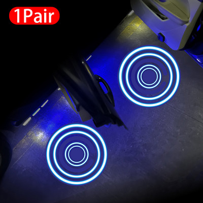 SEAMETAL autoukse tervitusvalgusti juhtmevaba magnetandur HD 3D projektor kummitusvarju öövalgus juhtmevaba laserembleemlamp