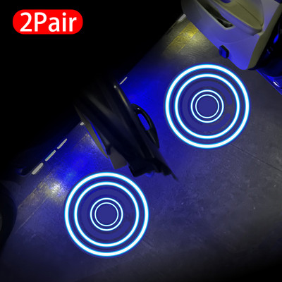 SEAMETAL autoukse tervitusvalgusti juhtmevaba magnetandur HD 3D projektor kummitusvarju öövalgus juhtmevaba laserembleemlamp