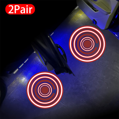 SEAMETAL autoukse tervitusvalgusti juhtmevaba magnetandur HD 3D projektor kummitusvarju öövalgus juhtmevaba laserembleemlamp