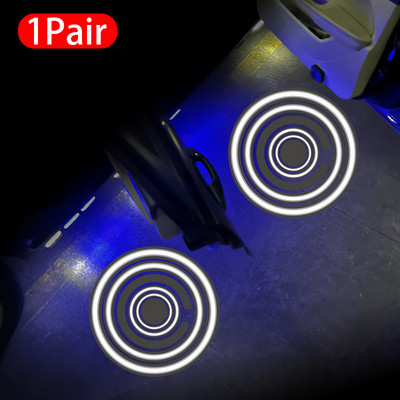 SEAMETAL autoukse tervitusvalgusti juhtmevaba magnetandur HD 3D projektor kummitusvarju öövalgus juhtmevaba laserembleemlamp