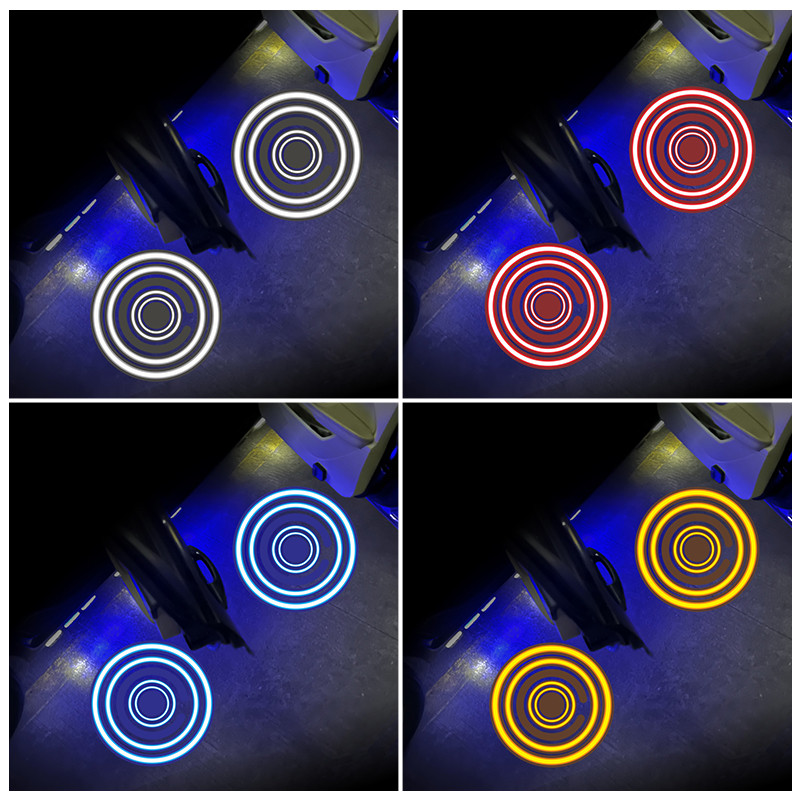 SEAMETAL autoukse tervitusvalgusti juhtmevaba magnetandur HD 3D projektor kummitusvarju öövalgus juhtmevaba laserembleemlamp