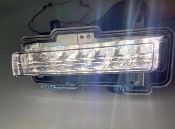 1 брой бяла LED дневна светлина за шофиране за Montero V98 DRL за Pajero V97 V93 V95 за Shogun Chrome Cover