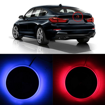 82 мм автомобилен водоустойчив фон Задна значка Емблема Лого LED светлина Лампа Стикер Авто емблеми за BMW 3 5 7 Series X3