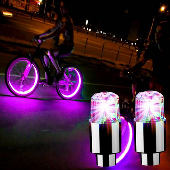 Хубави светлини на капачката на вентила на гумата Издръжливи цветни светлини на гумата Led светкавица Светлина на капачката на вентила на гумата Интелигентни сензори за автомобили Велосипеди Мото