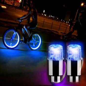 Nice Tire Φώτα καπακιού βαλβίδας Ανθεκτικά έγχρωμα φώτα ελαστικών Led Flash Φως βαλβίδας βαλβίδας τροχού ελαστικού Έξυπνοι αισθητήρες για αυτοκίνητα Ποδήλατα Moto