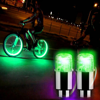 Nice Tire Φώτα καπακιού βαλβίδας Ανθεκτικά έγχρωμα φώτα ελαστικών Led Flash Φως βαλβίδας βαλβίδας τροχού ελαστικού Έξυπνοι αισθητήρες για αυτοκίνητα Ποδήλατα Moto