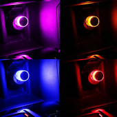 Led Car Ambient Light USB Αναπτήρας τσιγάρων Auto Εσωτερικά φώτα ατμόσφαιρας Φωτισμός έκτακτης ανάγκης Διακοσμητικό φωτιστικό γιορτής