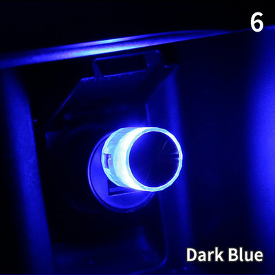 Led Car Ambient Light USB Αναπτήρας τσιγάρων Auto Εσωτερικά φώτα ατμόσφαιρας Φωτισμός έκτακτης ανάγκης Διακοσμητικό φωτιστικό γιορτής