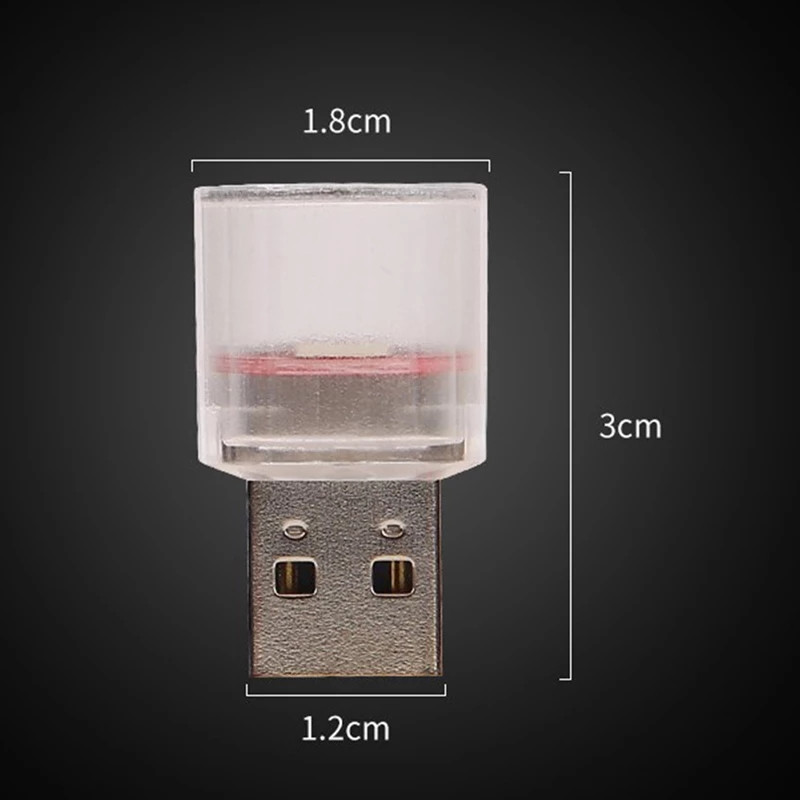 Led automobilio aplinkos apšvietimas USB cigarečių žiebtuvėlis automobilio salono atmosferos apšvietimas avarinis apšvietimas atostogų vakarėlio dekoratyvinė lempa