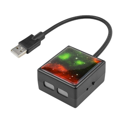 USB Ατμόσφαιρα εσωτερικής οροφής αυτοκινήτου Starry Sky Lamp LED Προβολέας Star Night Light Κόκκινο μπλε πράσινο φως
