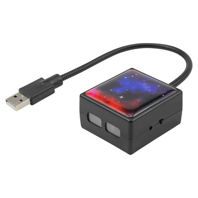 USB Ατμόσφαιρα εσωτερικής οροφής αυτοκινήτου Starry Sky Lamp LED Προβολέας Star Night Light Κόκκινο μπλε πράσινο φως