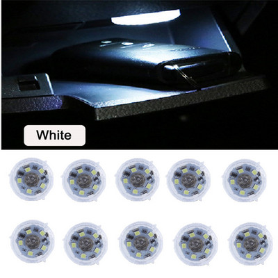 1/10 gab. Automašīnas salona gaismas mini lasīšanas lampa Auto Touch nakts gaisma automašīnas jumta griestu lampa automašīnas apgaismojuma piederumi