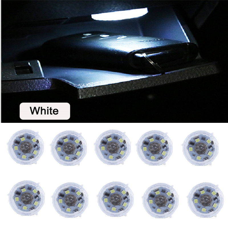 1/10 vnt Automobilio salono apšvietimas mini skaitymo lempa Auto Touch naktinis apšvietimas automobilio stogo lubų lempa Automobilio apšvietimo priedai