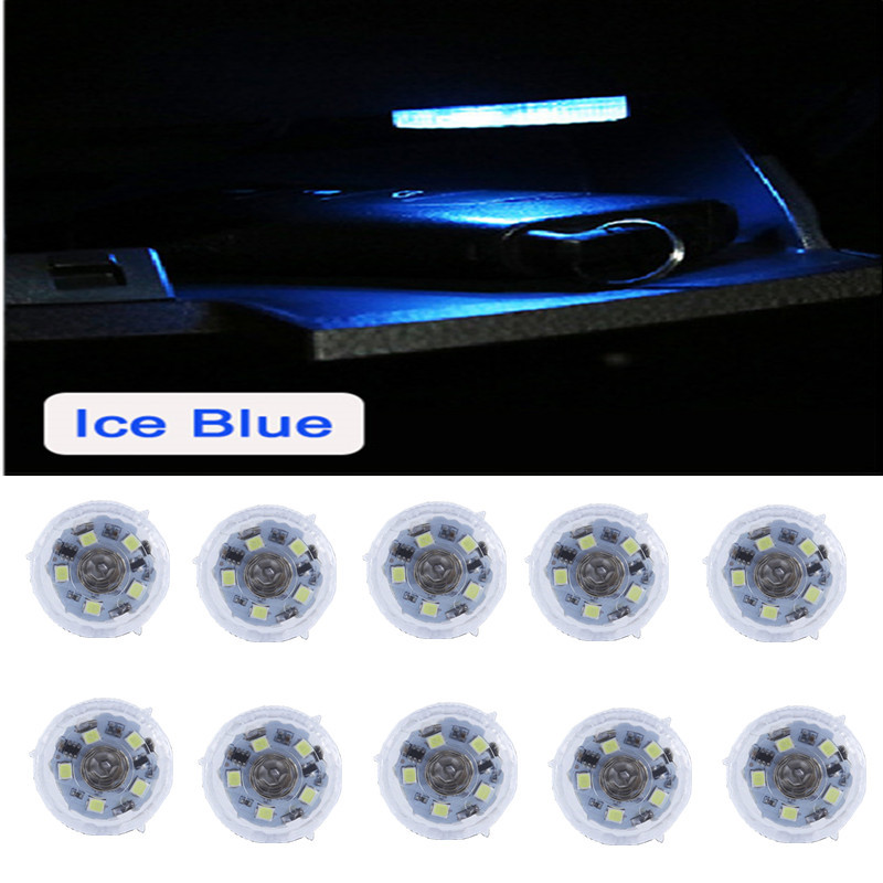 1/10 vnt Automobilio salono apšvietimas mini skaitymo lempa Auto Touch naktinis apšvietimas automobilio stogo lubų lempa Automobilio apšvietimo priedai