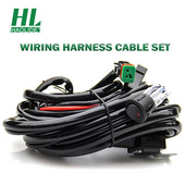 Σετ καλωδίων καλωδίωσης HAOLIDE 3M Προσαρμογέας ρελέ για προβολείς αυτοκινήτου Φώτα εργασίας LED Φωτιστικό αυτοκινήτου Σύρμα 3M 12V 24V 40A