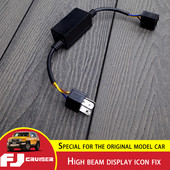 Kaugtulede kuva ikooni parandus Toyota Fj Cruiseri esitulede takistuse Photovaristor Fj Cruiseri armatuurlaua kaugtulede ikooni parandamine