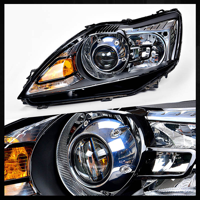 2,5 ιντσών Επώνυμα κάλυμμα στυλ προβολέα αυτοκινήτου HID Bi Xenon Φακός Προβολέα Retrofit Προσαρμογέας υποδοχής H4 H7 Προβολέας Χρήση λαμπτήρων H1