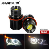 2gab canbus White Angle Eyes LED marķieris HALO gredzenveida gaismas spuldze priekš BMW E39 E53 E60 E61 X5 X3 E87 Super Bright Led Energy Save