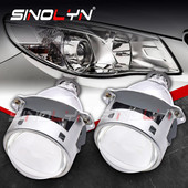 Lentile de proiector Sinolyn 3.0 inch Angel Eyes pentru faruri H7 H4 lămpi bi-xenon auto pentru accesorii auto Tuning Utilizați bec H1 HID