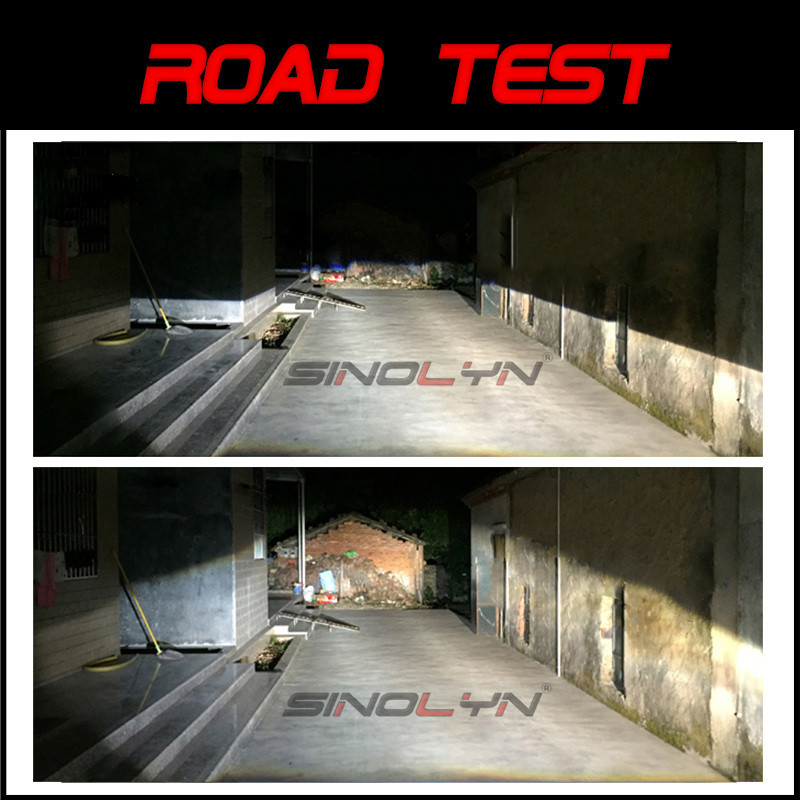 Lentile de proiector Sinolyn 3.0 inch Angel Eyes pentru faruri H7 H4 lămpi bi-xenon auto pentru accesorii auto Tuning Utilizați bec H1 HID