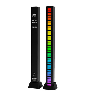 LED ritmo šviesos RGB APP valdymo spalvingas vamzdis 32 LED juostelė šviesos muzikos atmosfera, skirta DJ diskotekai, automobilio interjeras kalėdinis papuošimas