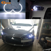 Geerge jaoks Mitsubishi Lancer VIII 10 X EVO Galant Fortis Excellent Ultra Bright COB Led Angel Eyes Kit Halo Rings Car Styling