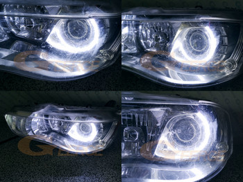 Geerge за Mitsubishi Lancer VIII 10 X EVO Galant Fortis Excellent Ultra Bright COB Led Angel Eyes Kit Halo Rings Car Styling