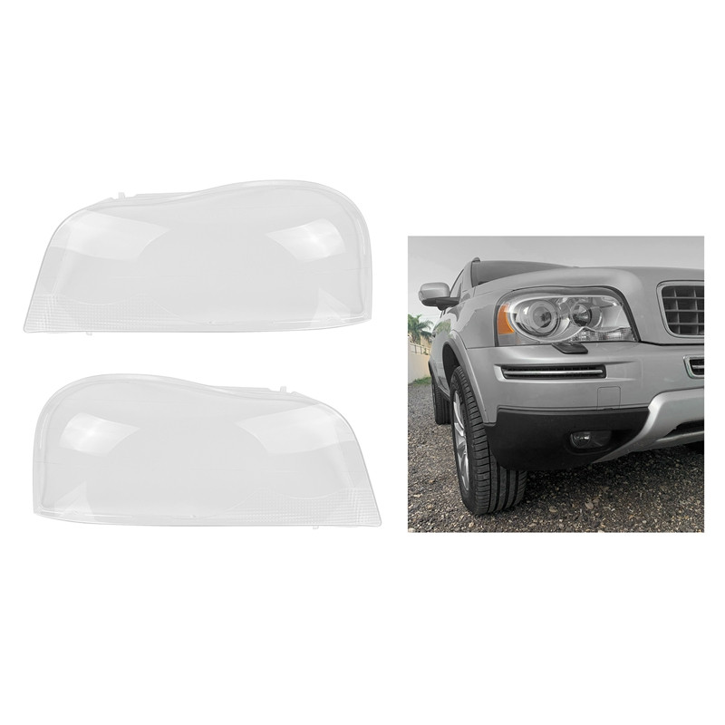 Pentru Volvo XC90 Carcasa farului dreapta Abajur lampa Capac lentile transparent Capac far