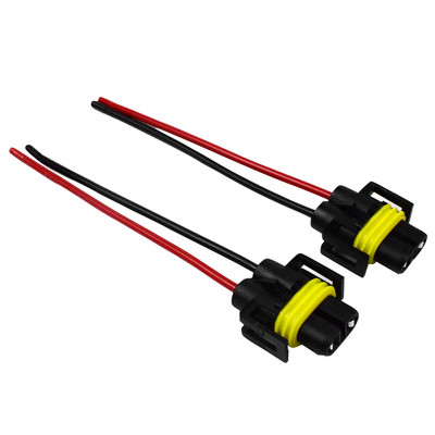 2/4 τεμ H8 H9 H11 Πλεξούδα καλωδίωσης Υποδοχή καλωδίου αυτοκινήτου Βύσμα βύσματος καλωδίου προσαρμογέα για φως λαμπτήρα φανού κεφαλής ομίχλης