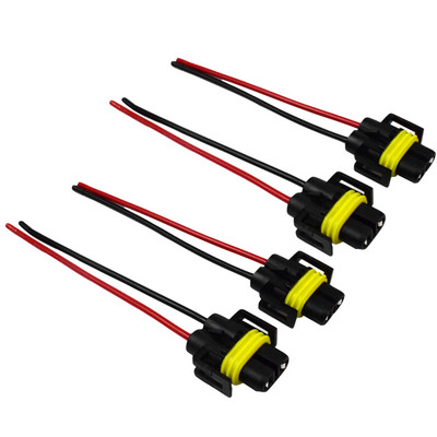 2/4 τεμ H8 H9 H11 Πλεξούδα καλωδίωσης Υποδοχή καλωδίου αυτοκινήτου Βύσμα βύσματος καλωδίου προσαρμογέα για φως λαμπτήρα φανού κεφαλής ομίχλης