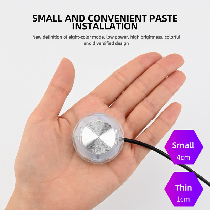 Comandă vocală de la distanță Lumini decorative LED Lampă de atmosferă de culoare cu saturație ridicată Lampă ambientală pentru interiorul autovehiculului