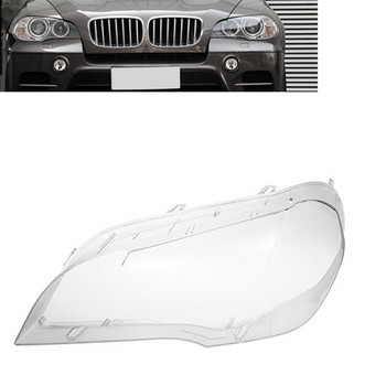 Ανταλλακτικό κάλυμμα φακού προβολέα αυτοκινήτου Clear Κάλυμμα κελύφους φανού προβολέα προβολέα For-BMW X5 E70 2008-2013