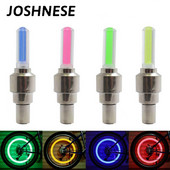 JOSHNESE 2 buc. capac supapă anvelope bicicletă Lumină cu LED Lumină bliț pentru bicicletă de munte Ciclism Anvelopă Roată Lampă pentru roată Motocicletă Neon pentru roată