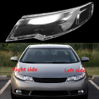 Φακός προβολέων αυτοκινήτου για Kia Cerato/Forte 2009-2012 Πλαστικό κάλυμμα Διαφανές γυαλί προβολέων με κέλυφος Αντικαταστήστε τα αυθεντικά αμπαζούρ